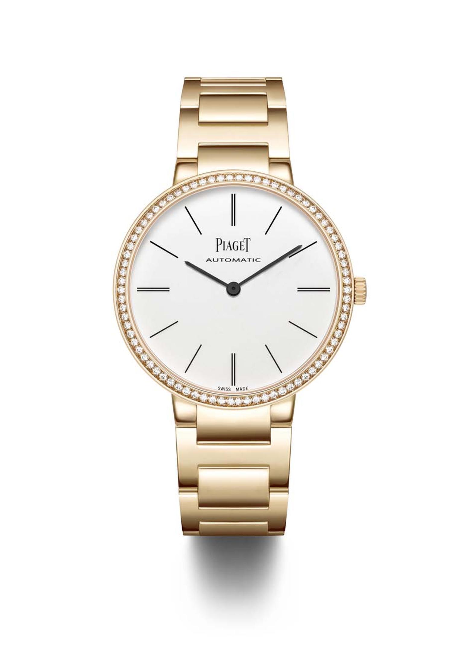 Thin gold bracelet watch outlet